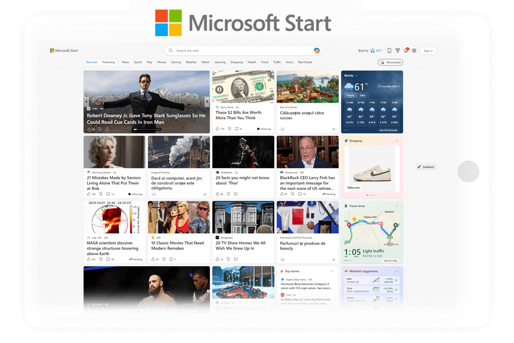 Boost Microsoft Start Website Traffic