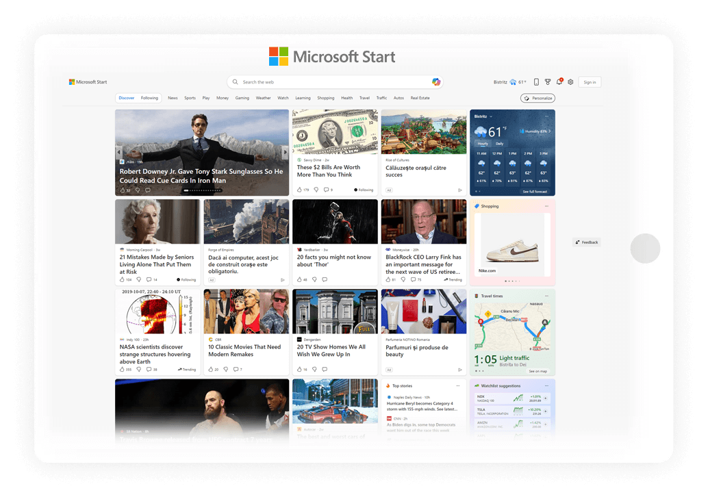 Boost Microsoft Start Website Traffic